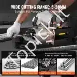 Elektrinis hidraulinis armatūros pjoviklis 2000 W – 5–28 mm Ø - Image 6