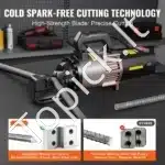 Elektrinis hidraulinis armatūros pjoviklis 2000 W – 5–28 mm Ø - Image 4