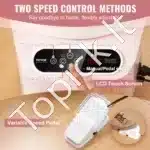 Elektrinis keramikos žiedimo ratas su lietimui jautriu ekranu (350 W, 28 cm, rožinis) - Image 6