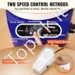 Elektrinis keramikos žiedimo ratas su lietimui jautriu ekranu (450 W, 28 cm, mėlynas) - Image 6