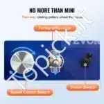 Elektrinis mini keramikos ratelis – 10 cm diskas, 300 W galia, su pėdos pedalu - Image 5