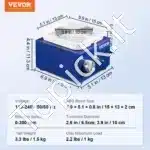 Elektrinis mini keramikos ratelis – 10 cm diskas, 300 W galia, su pėdos pedalu - Image 7