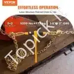 G80 ratchet grandinės tempikliai 59–77 cm – 2 vnt., 4 172 kg apkrova - Image 8