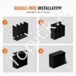 Juodas dokumentų organizatorius su 24 skyriais - Image 4