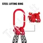 KĖLIMO GRANDINĖ 2 m, 4 GIJOS, 8 mm, 4,25 t  - Image 6