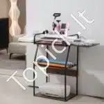 Kompaktiškas terminis presas 30×25 cm, sublimacijai ant marškinėlių ir kepurių, rožinis - Image 6