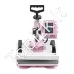 Kompaktiškas terminis presas 30×25 cm, sublimacijai ant marškinėlių ir kepurių, rožinis - Image 7