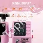 Kompaktiškas terminis presas 30×25 cm, sublimacijai ant marškinėlių ir kepurių, rožinis - Image 3