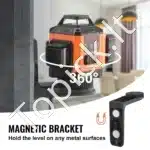 Kryžminis lazerinis nivelyras 30 m | Žalias spindulys 520 nm | Savilyginantis | Ličio baterija + Type-C įkrovimas | 3–8 val. darbo trukmė - Image 5