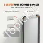 Kvadratinis sieninis vonios ir makiažo veidrodis – 91,5×91,5 cm - Image 4