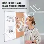 Didelė Kombinuota Lenta: Magnetinė ir Kamštinė – 120 x 90 cm, Su Aliuminio Rėmu, Biurui, Namams ir Mokyklai - Image 2