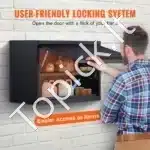 Metalo sieninė darbo / garažo spintelė 77 × 32 × 50 cm – 0,6 mm plienas, talpa 108 kg - Image 5