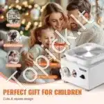 Mini elektrinis keramikos žiedimo ratas (320 aps./min, baltas) - Image 6