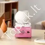 Mini elektrinis keramikos žiedimo ratas (320 aps./min, rožinis) - Image 2