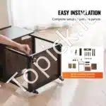 Mobilus spaudos įrangos stovas su įkrovimo stotele 4 lygių ratukinis stelažas spaudos įrangai ir priedams - Image 5