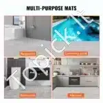 Modulinės plastikinės grindų plytelės 30,5×30,5 cm, 50 vnt., pilkos - Image 4