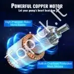 Nerūdijančio plieno 750 W giluminė vandens pompa 230 V – 7,1 m³/h (~118 l/min), 10 cm šuliniams - Image 5