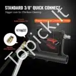 Nerūdijančio plieno paviršių valymo antgalis 508 mm – iki 4500 PSI, 14,7 l/min, su dvigubais purkštukais - Image 7