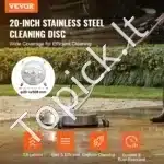 Nerūdijančio plieno paviršių valymo antgalis 508 mm – iki 4500 PSI, 14,7 l/min, su dvigubais purkštukais - Image 8