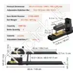 Paletės šakės 149 × 10 × 23 cm, 1814 kg keliamoji galia - Image 3