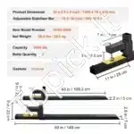 Paletės šakės 149 × 7 × 23 cm, keliamoji galia 907 kg - Image 3