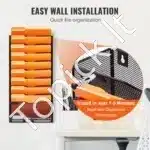 Patogus Sieninis Stovas Dokumentams ir Žurnalams – 10 Kišenių, Matmenys 322x105x650 mm - Image 7