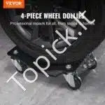 Patvarus automobilio padangų perstatymo rinkinys su 4 ratukais – iki 3000 kg talpa - Image 8