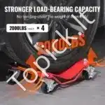 Patvarus automobilio padangų perstatymo rinkinys su 4 ratukais – iki 3600 kg talpa - Image 7