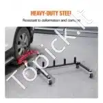 Patvarus automobilio padangų perstatymo rinkinys su 4 ratukais – iki 680 kg talpa - Image 4