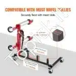 Patvarus automobilio padangų perstatymo rinkinys su 4 ratukais – iki 680 kg talpa - Image 5