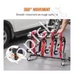 Patvarus automobilio padangų perstatymo rinkinys su 4 ratukais – iki 680 kg talpa - Image 7