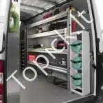 Plieninis dujų balionų stovas –3×~13,6 – 22,7 kg + 3 smulkūs, dydis 372 × 355 × 1 170 mm - Image 2