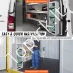 Plieninis dujų balionų stovas –3×~13,6 – 22,7 kg + 3 smulkūs, dydis 372 × 355 × 1 170 mm - Image 4