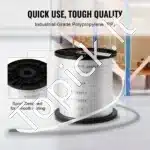 Poliesterio Tempimo Juosta Kabeliams, 160.9 m Ilgio, 1.3 cm Pločio, 567 kg Tempimo Jėga, Balta - Image 3