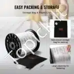 Poliesterio Tempimo Juosta Kabeliams, 160.9 m Ilgio, 1.3 cm Pločio, 567 kg Tempimo Jėga, Balta - Image 4