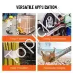 Poliesterio Tempimo Juosta Kabelių Traukimui, 80.8 m Ilgio, 1.9 cm Pločio, 1134 kgf Tempimo Jėga, Balta - Image 5