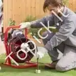 Profesionali kanalizacijos valymo mašina 15,24 m x 12,7 mm | Rankinė spiralės tiekimo sistema - Image 2