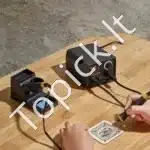 Profesionalus Medžio Degintuvo Rinkinys | Pirografijos Stotelė su Dvigubu Rašikliu, 23 Antgaliais ir Skaitmeniniu Ekranu - Image 6