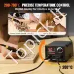 Profesionalus Medžio Degintuvo Rinkinys | Pirografijos Stotelė su Dvigubu Rašikliu, 23 Antgaliais ir Skaitmeniniu Ekranu - Image 2