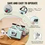 Profesionalus Sublimacinis Presas Dideliems Puodeliams ir Termosams 887 ml Žalios Spalvos | Termo Presas Puodelių Spaudai - Image 5