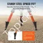 Profesionalus aliuminis trikojis lazeriniams nivelyrams 69–172 cm - Image 6