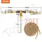 Rankeninis grandinės tempiklis 8 mm –10 mm su G80 grandinėmis – 4 vnt. komplektas | 3,2 t apkrova - Image 3