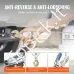 Rankinė dviejų pavarų tempimo gervė | 5 tonos (11 023 kg) traukos galia | 3 kabliai | 3,5 m plieninis trosas - Image 5