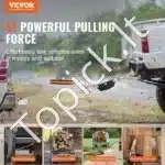 Rankinė dviejų pavarų tempimo gervė | 5 tonos (11 023 kg) traukos galia | 3 kabliai | 3,5 m plieninis trosas - Image 8