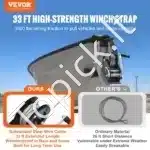 Rankinė lyno gervė su dviguba pavara – 1587 kg traukos galia, 10 m plieninis lynas - Image 8