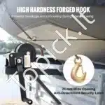 Rankinė plieninio lyno gervė su vienu greičiu – 362,8 kg traukos galia, 10 m užtraukimo ilgis - Image 6