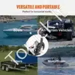 Rankinė plieninio lyno gervė su vienu greičiu – 362,8 kg traukos galia, 10 m užtraukimo ilgis - Image 4