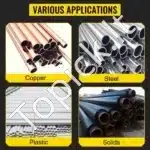 Reguliuojamas V formos galvutės vamzdžių stovas (71–131 cm, iki 400 kg) - Image 3