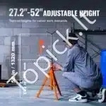 Ritininis vamzdžių stovas su 1134 kg apkrova – reguliuojamas aukštis 69–132 cm - Image 7