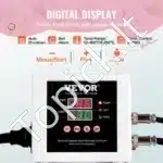 Rožinis universalus terminis presas 38×38 cm, sublimacijai ant marškinėlių, puodelių, kepurių – 8-in-1 - Image 3